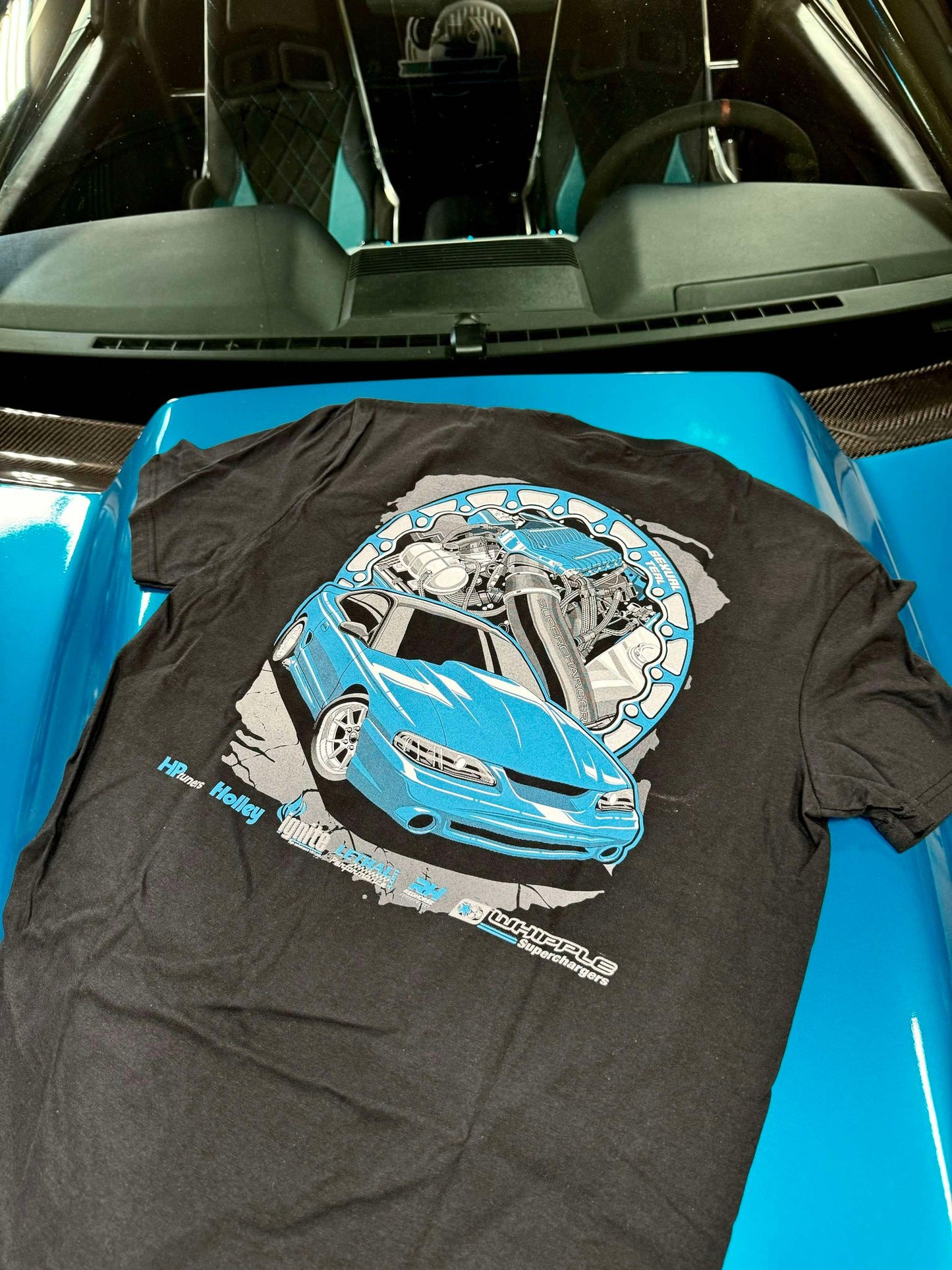 Sexual Teal Whale Cannon T-Shirt